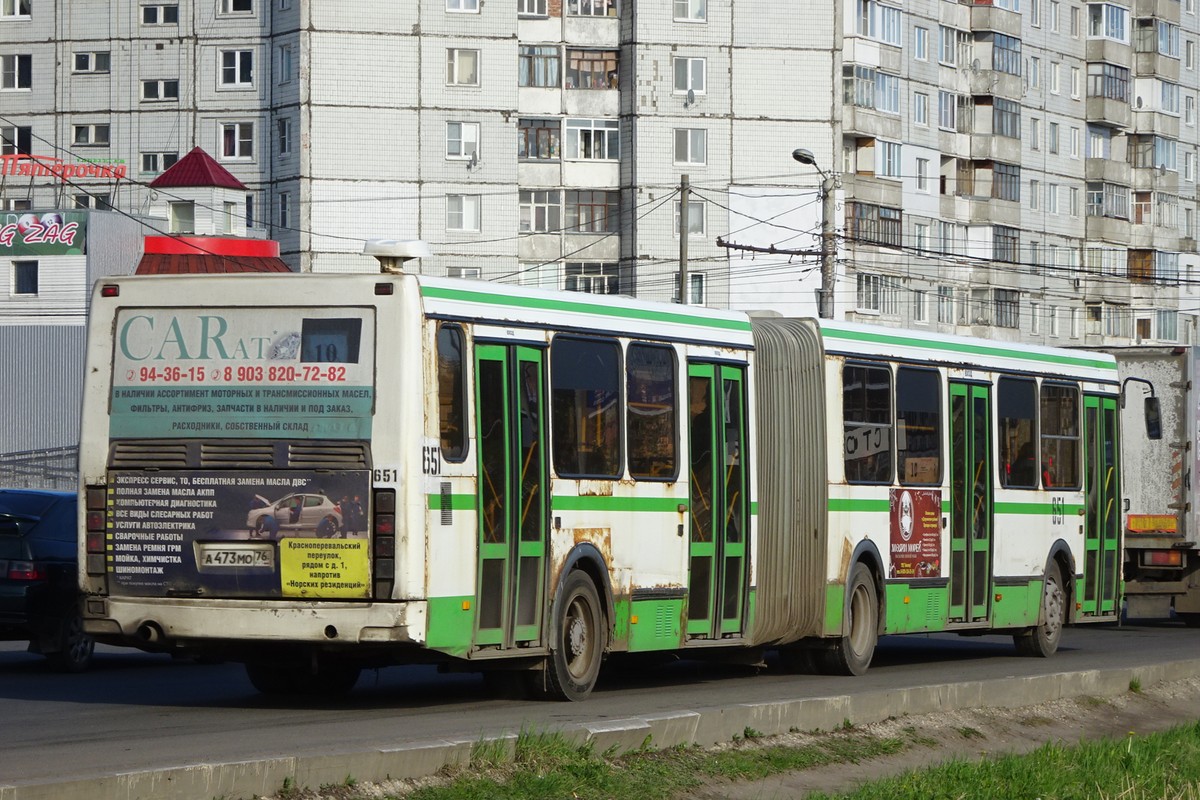 Ярославская область, ЛиАЗ-6212.00 № 651