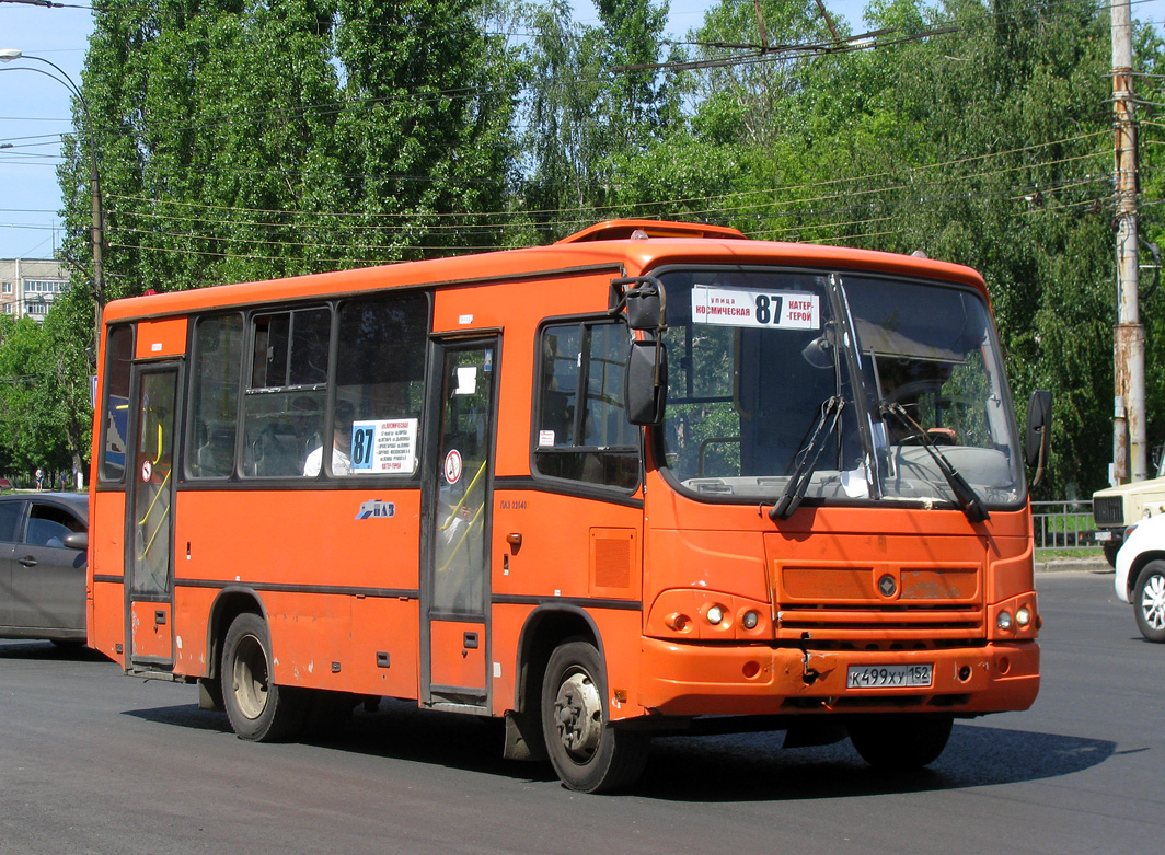 Nizhegorodskaya region, PAZ-320402-05 # К 499 ХУ 152