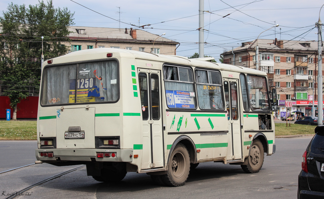 Новосибирская область, ПАЗ-32054 № В 039 УС 154