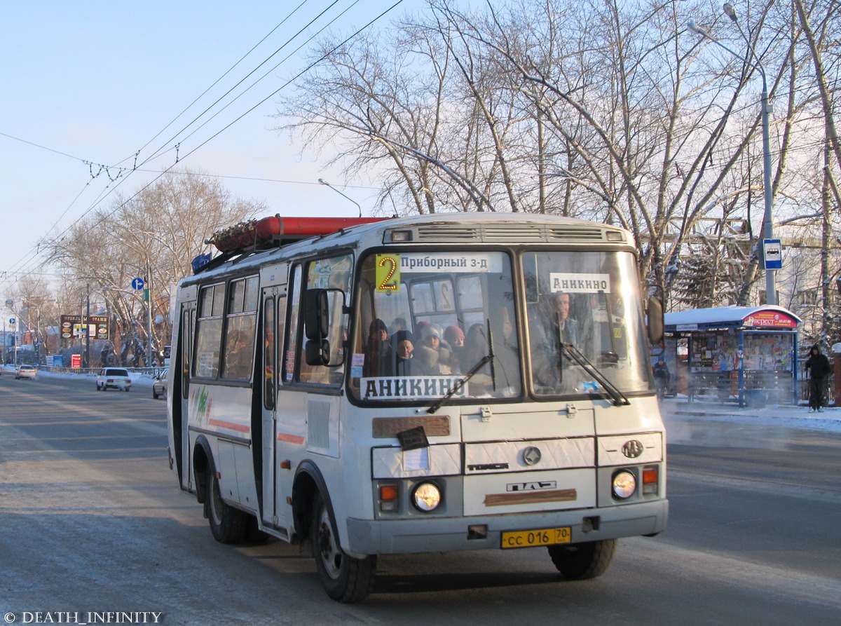 Томская область, ПАЗ-32054 № СС 016 70