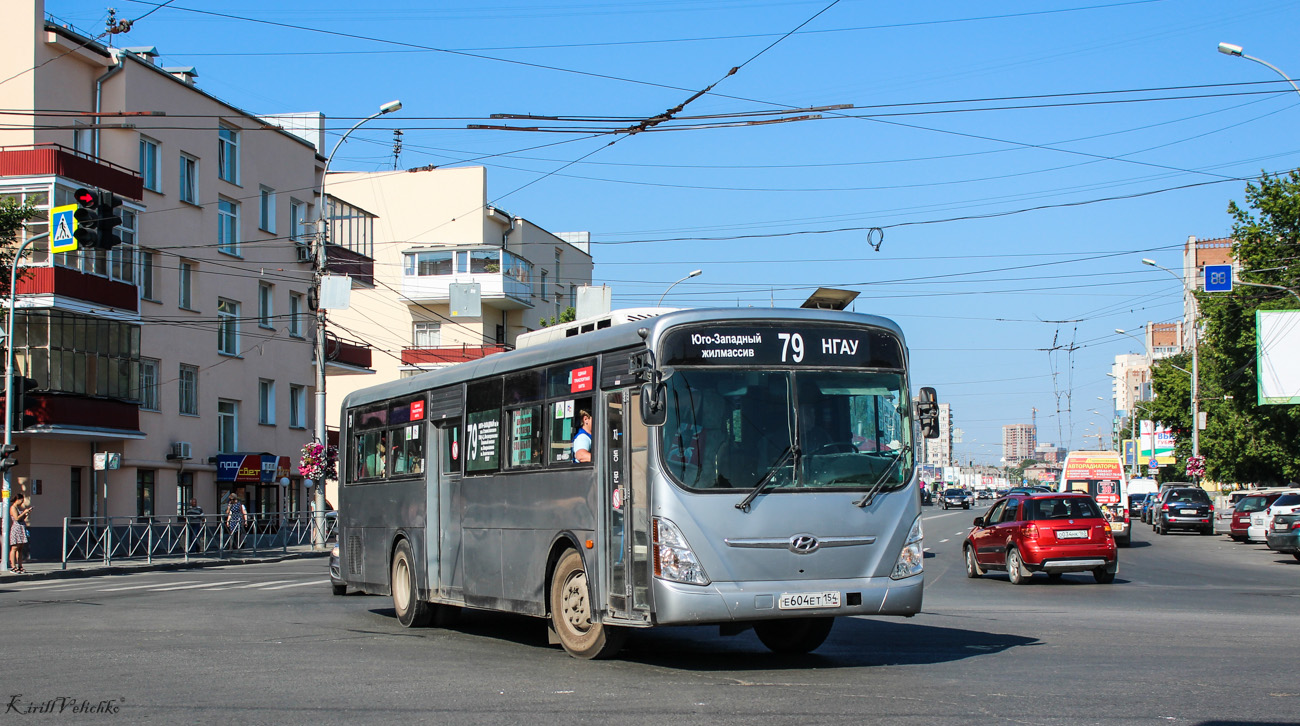 Новосибирская область, Hyundai New Super AeroCity 1F/L № Е 604 ЕТ 154