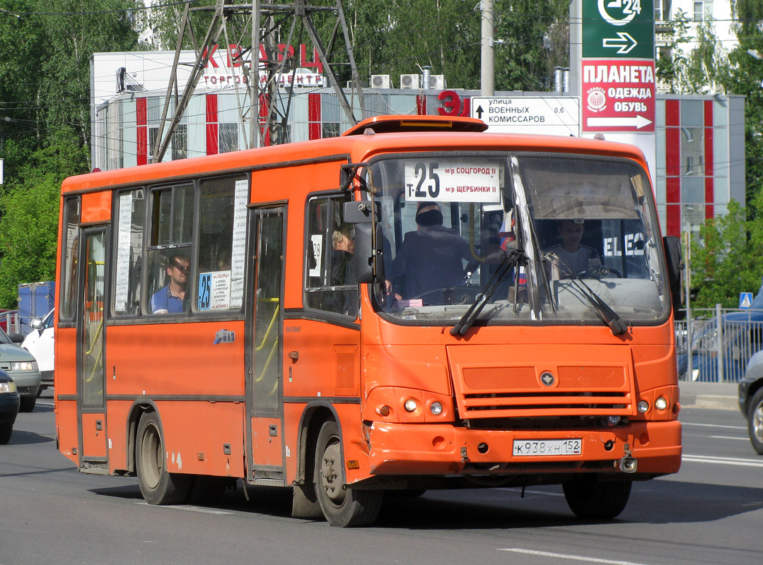 Нижегородская область, ПАЗ-320402-05 № К 938 ХН 152