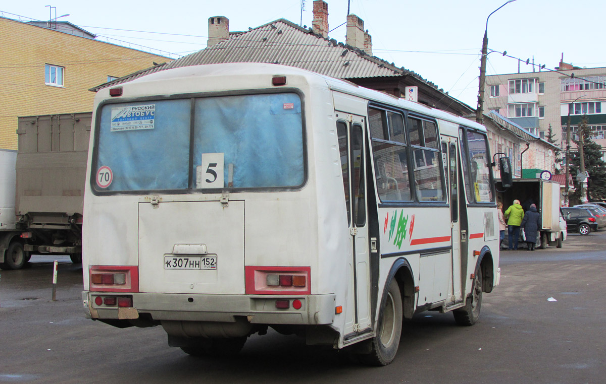 Нижегородская область, ПАЗ-32054 № К 307 НН 152