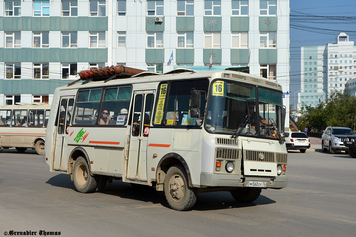 Sachos Respublika (Jakutija), PAZ-32054 Nr. М 560 ОУ 70