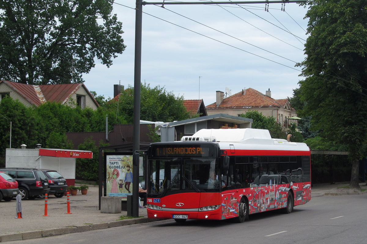 Литва, Solaris Urbino III 12 CNG № 786