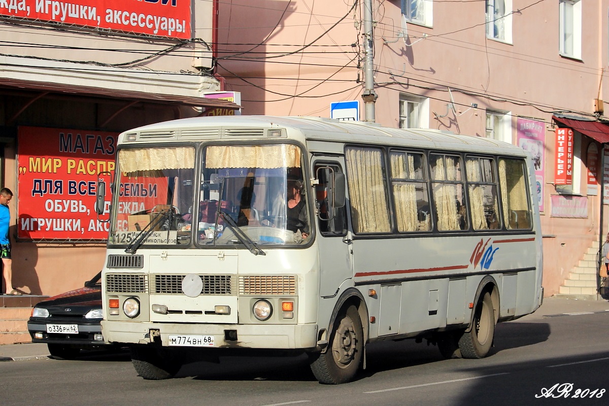 Тамбовская область, ПАЗ-4234 № М 774 ВН 68