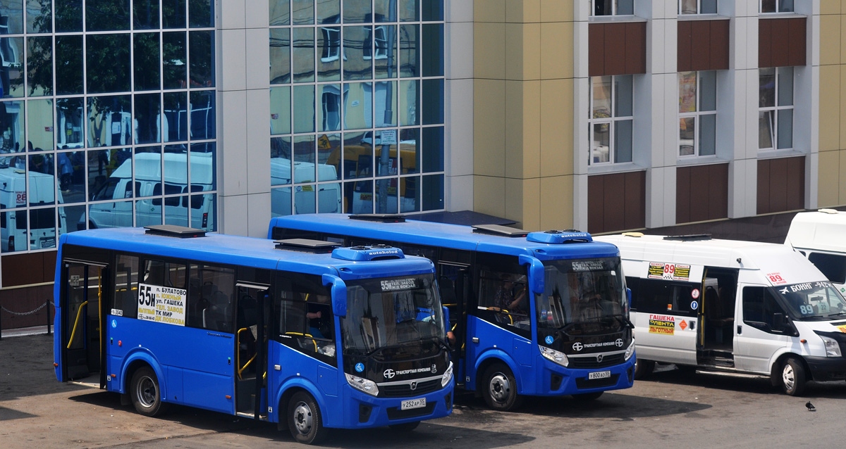 Omsk region, PAZ-320435-04 "Vector Next" № 3040; Omsk region — Bus stops