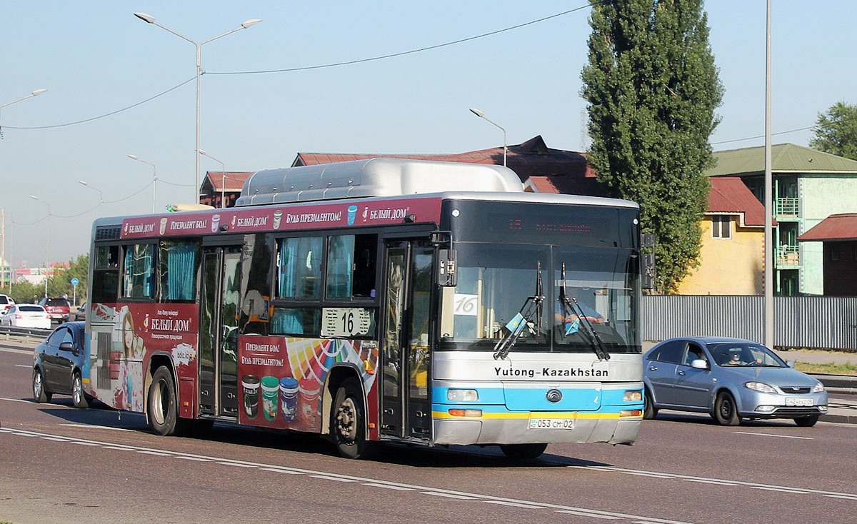 Алматы, Yutong ZK6118HGA № 7124