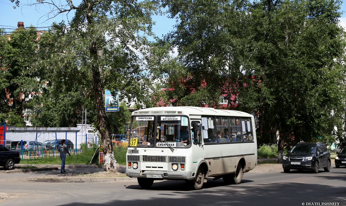 Томская область, ПАЗ-32054 № К 238 НР 70