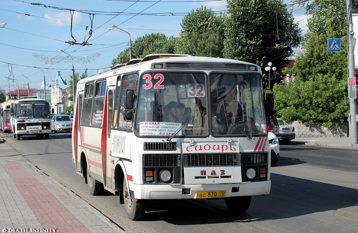 Томская область, ПАЗ-32051-110 № ВС 870 70