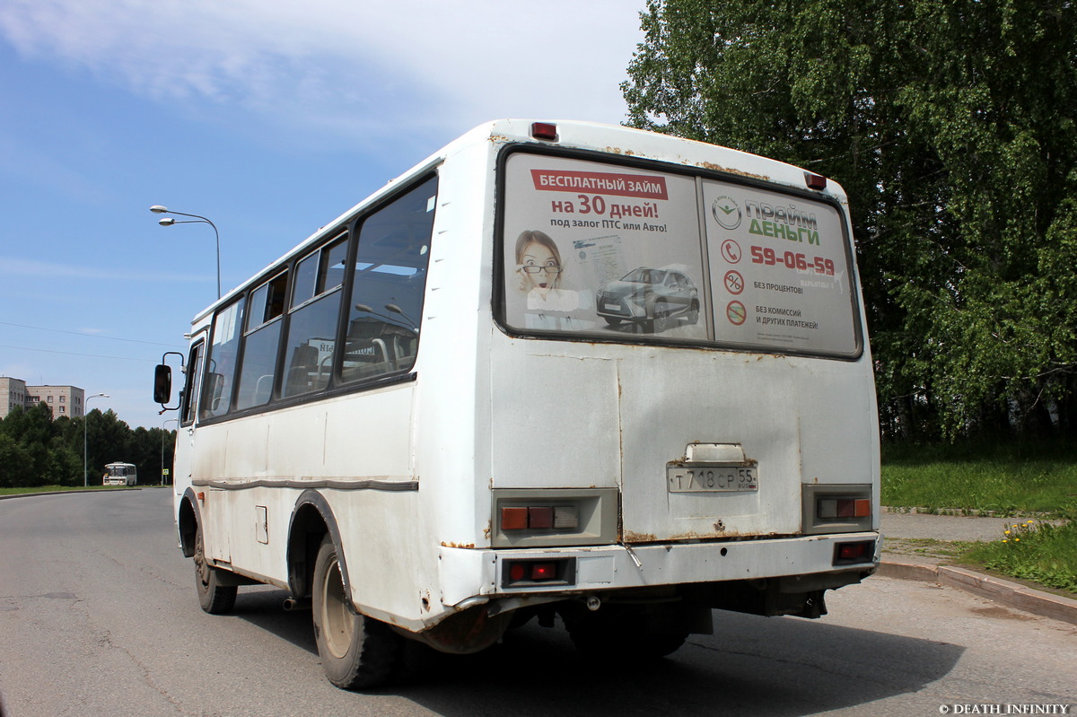 Томская область, ПАЗ-32054 № Т 718 СР 55