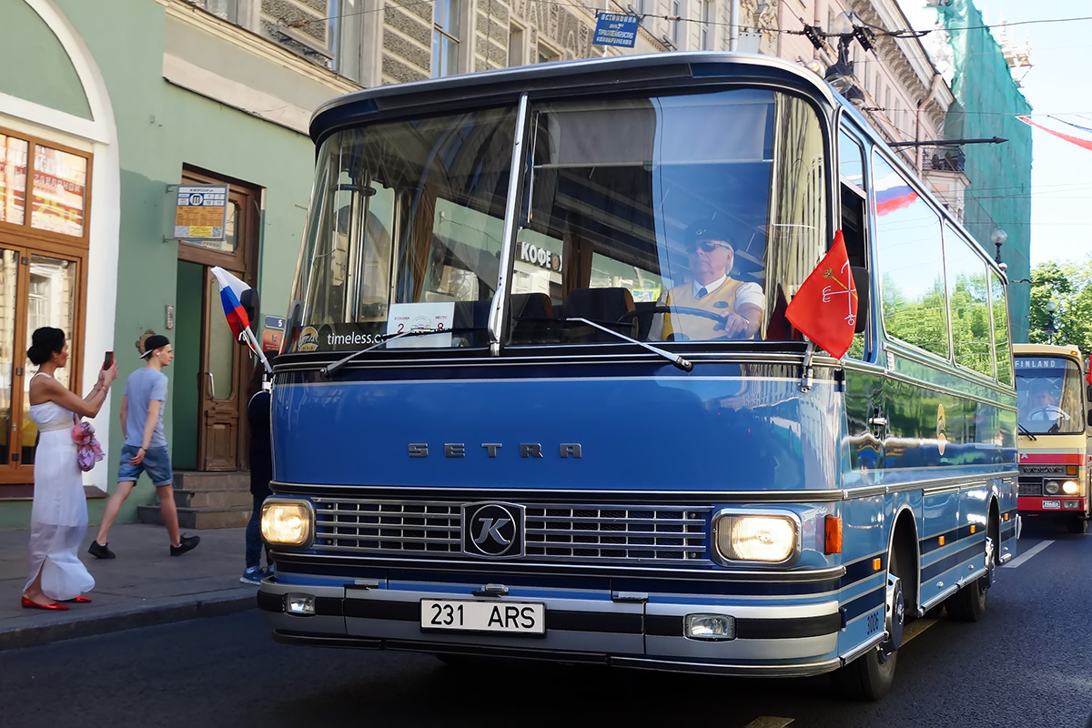 Эстония, Setra S80 № 231 ARS; Санкт-Петербург — IV Петербургский парад ретро-транспорта 26 мая 2018 г.