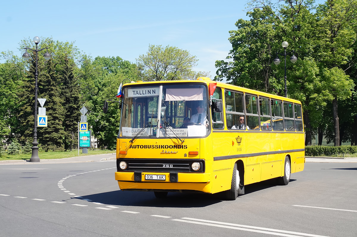 Эстония, Ikarus 260.37 № 1036; Санкт-Петербург — IV Петербургский парад ретро-транспорта 26 мая 2018 г.