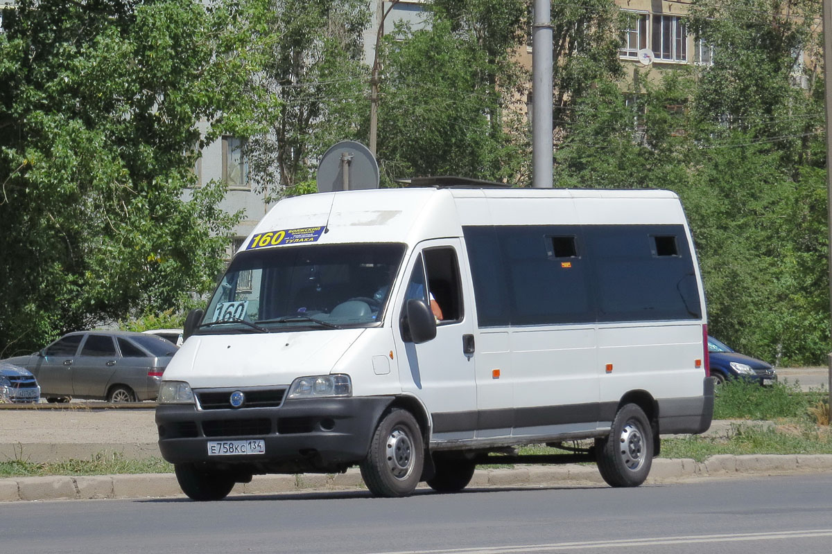 Волгоградская область, FIAT Ducato 244 [RUS] № Е 758 КС 134