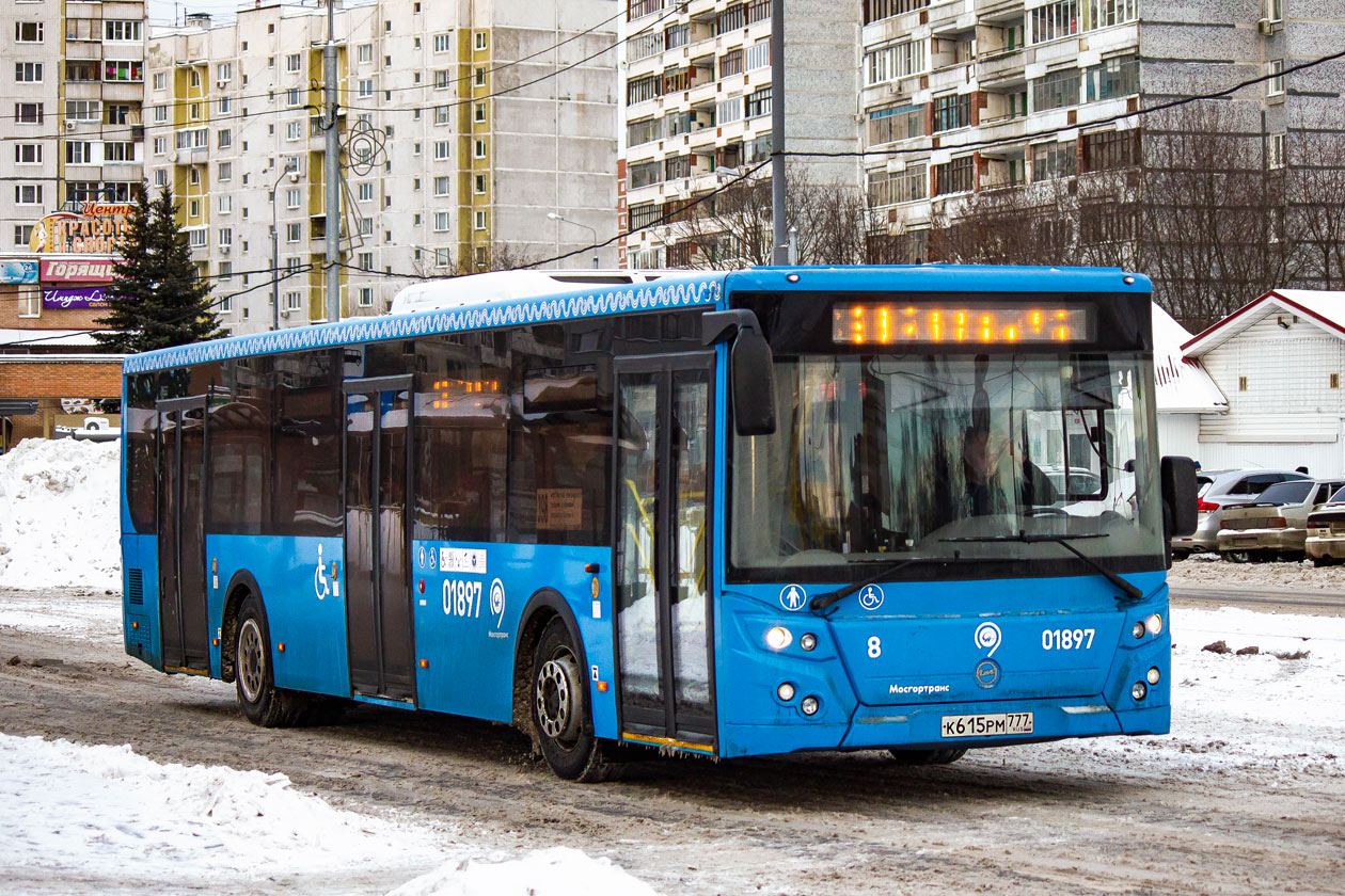 Moskau, LiAZ-5292.22 (2-2-2) Nr. 01897