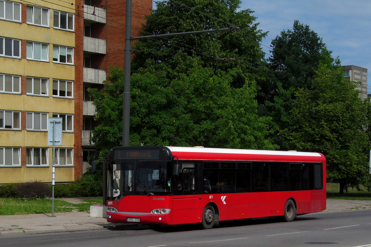 Литва, Solaris Urbino II 12 № 611