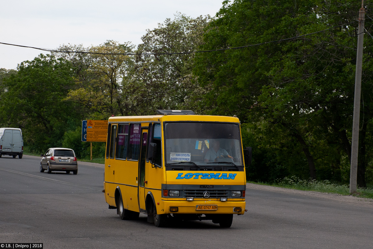 Dnepropetrovsk region, BAZ-A079.13 "Prolisok" # AE 0747 AB