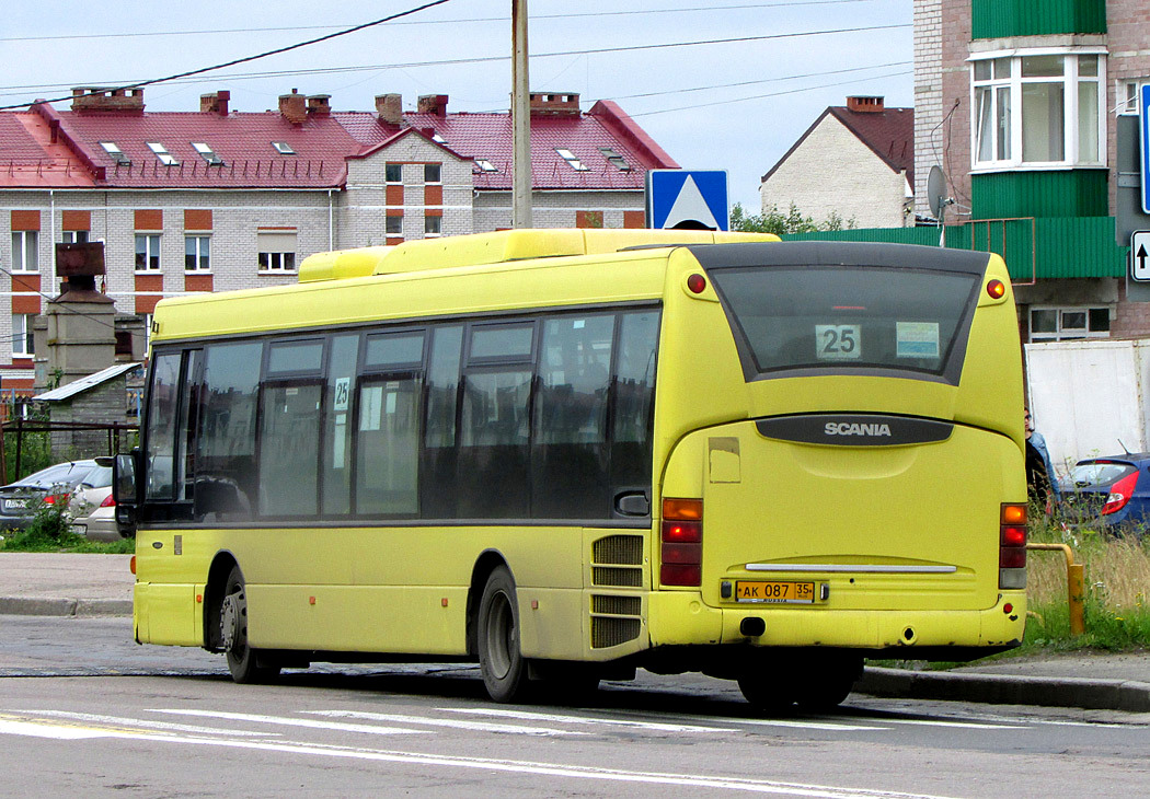 Вологодская область, Scania OmniLink I (Скания-Питер) № АК 087 35