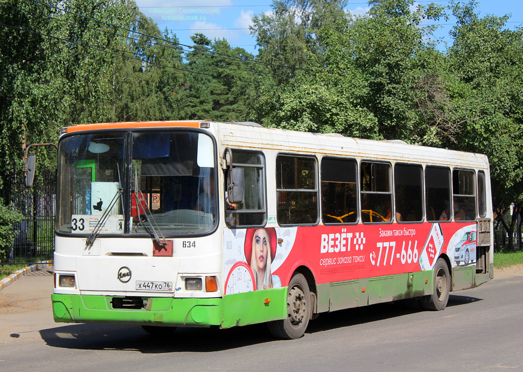 Yaroslavl region, LiAZ-5256.26 Nr. 634