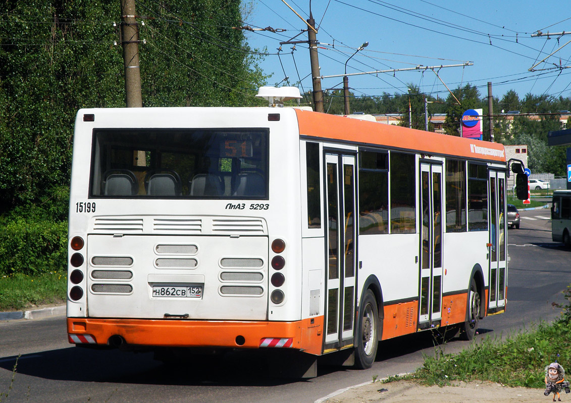 Нижегородская область, ЛиАЗ-5293.60 № 15199