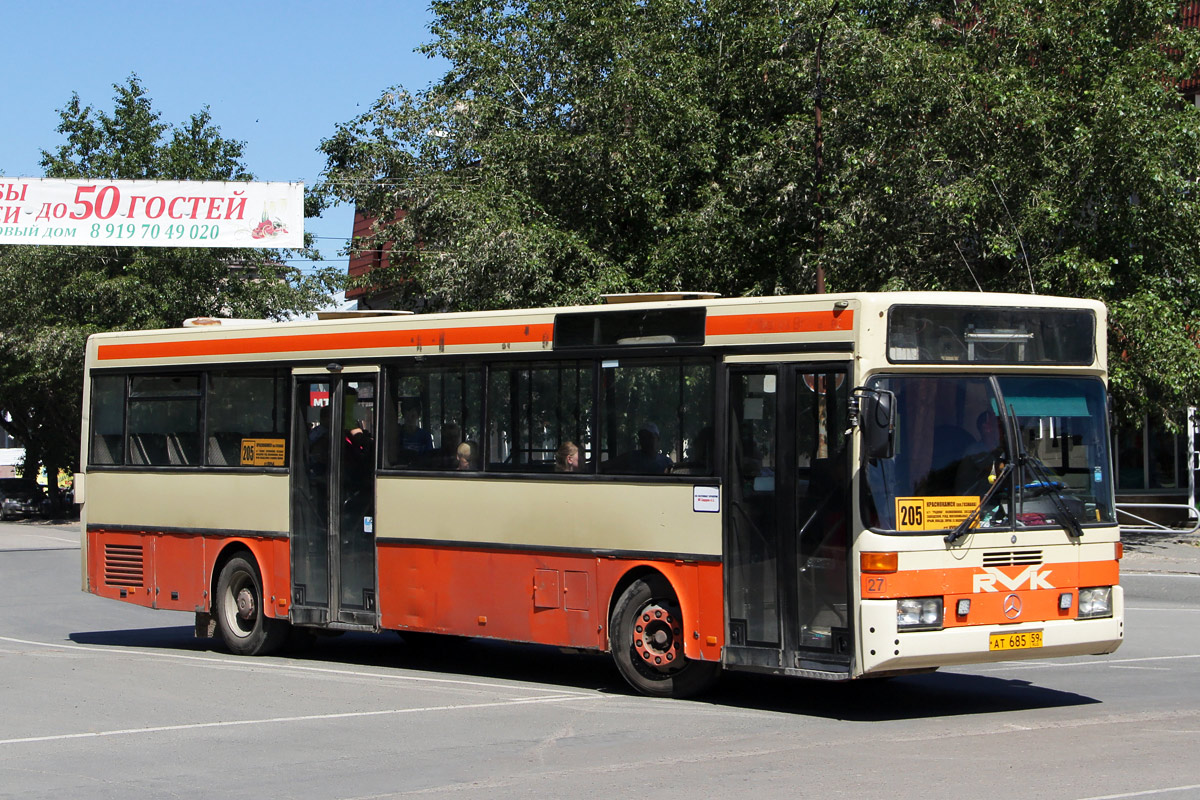 Пермский край, Mercedes-Benz O405 № АТ 685 59 — Фото — Автобусный транспорт