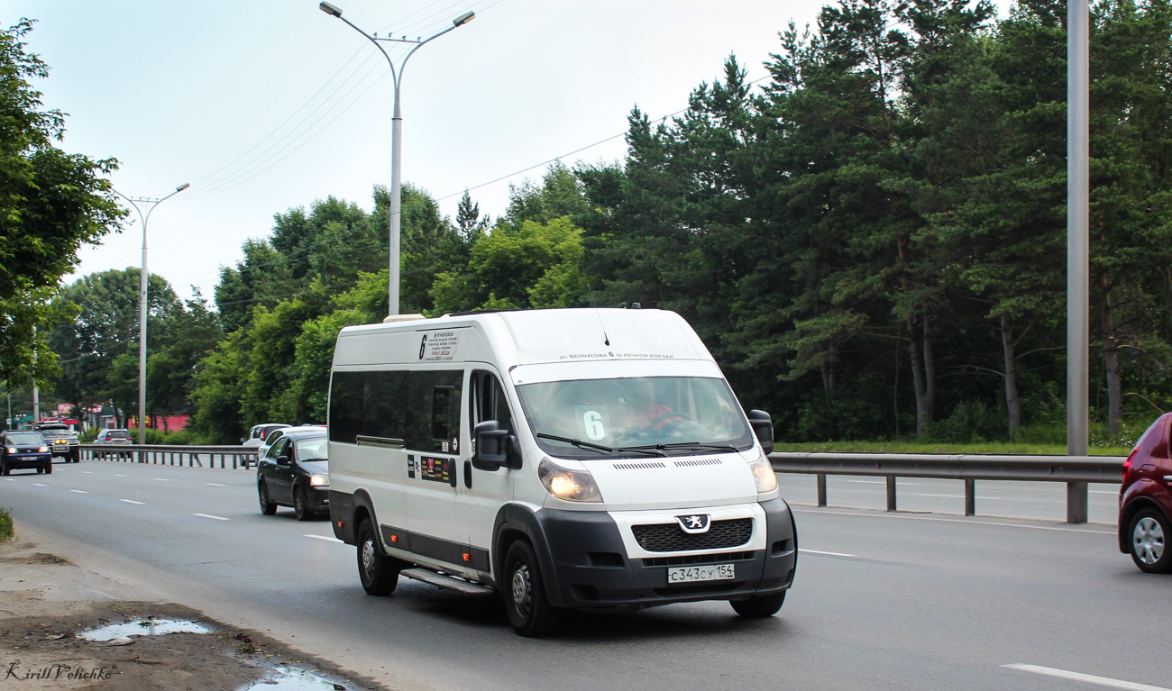 Новосибирская область, Промтех-22437* (Peugeot Boxer) № С 343 СУ 154