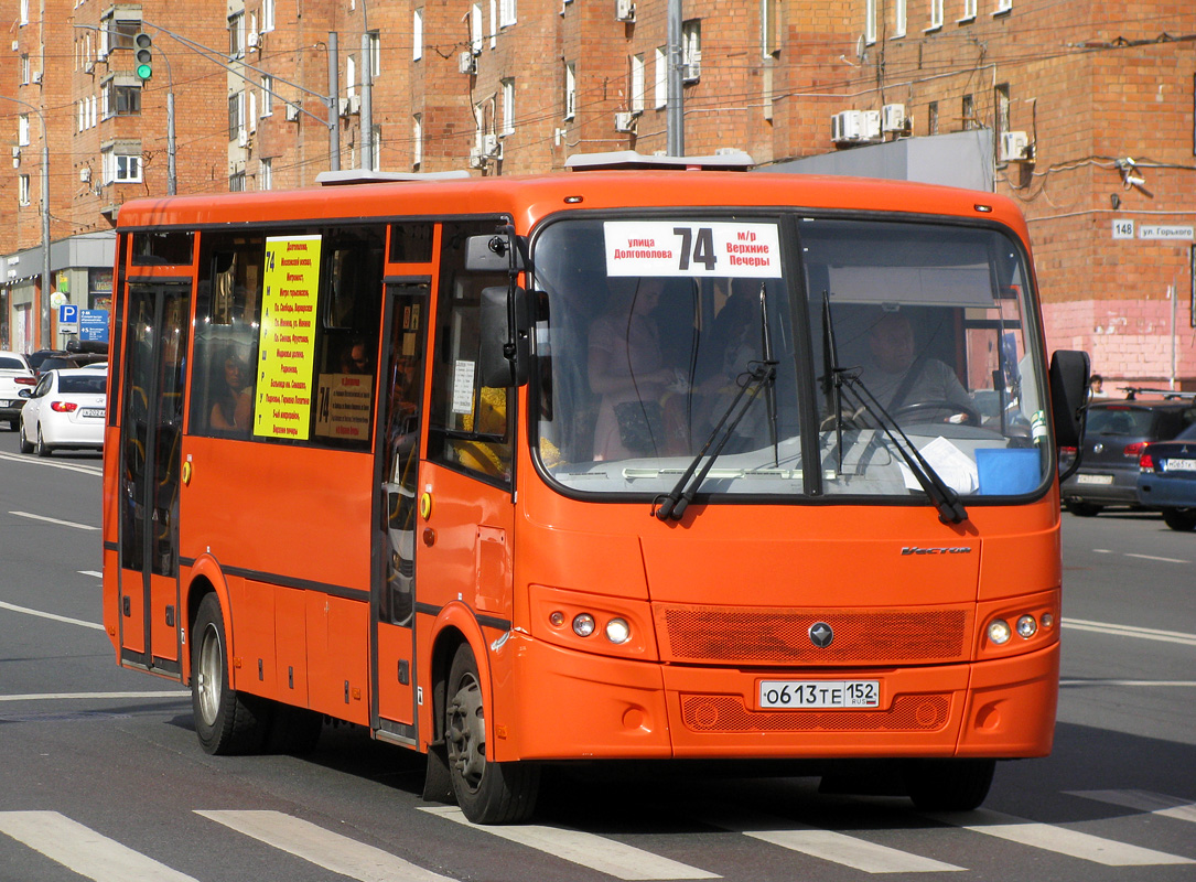 Nizhegorodskaya region, PAZ-320414-04 "Vektor" č. О 613 ТЕ 152