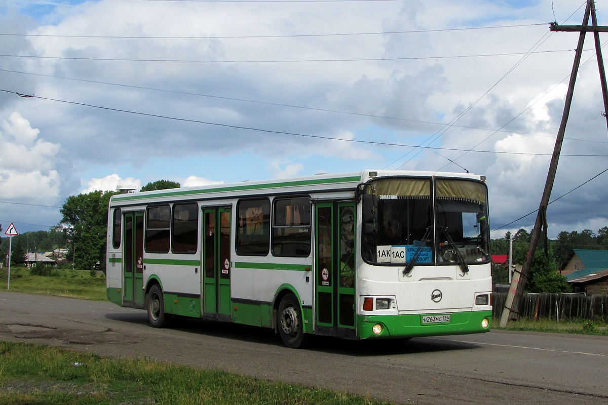 Kraj Krasnojarski, LiAZ-5256.26 Nr Н 263 МС 124