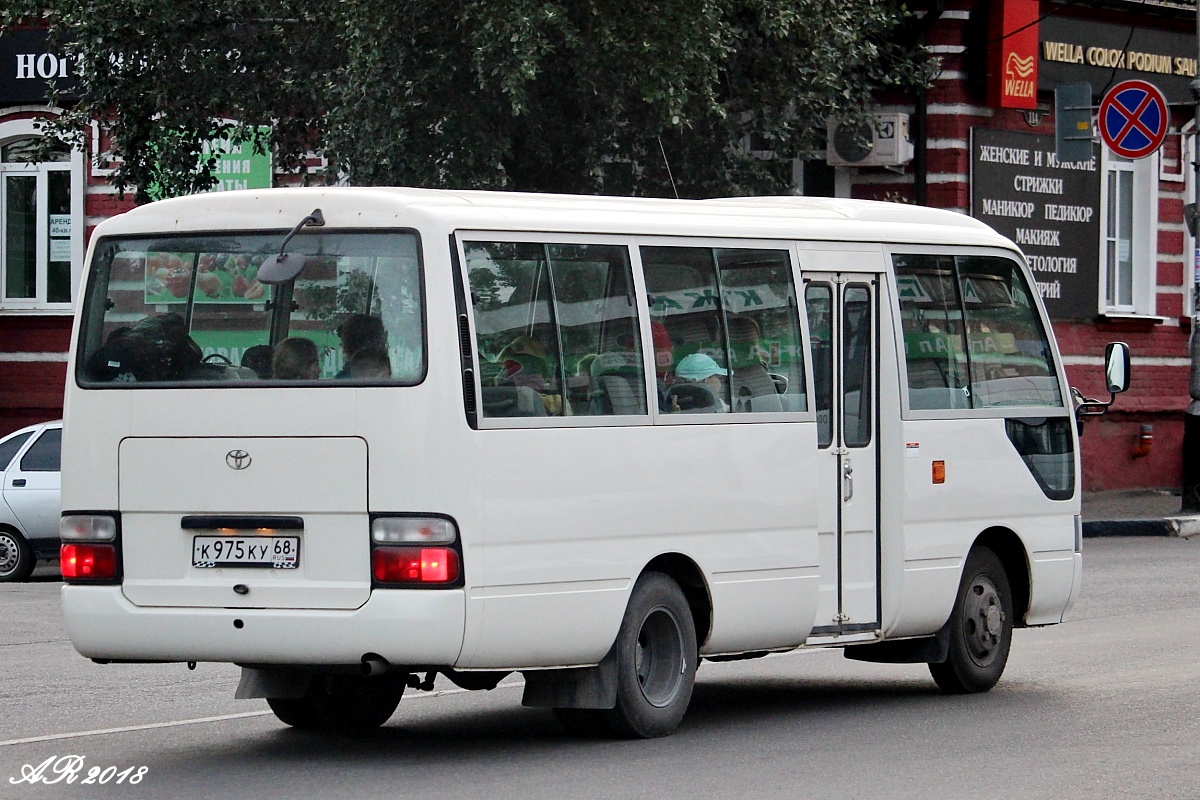 Тамбовская область, Toyota Coaster BB42L № К 975 КУ 68