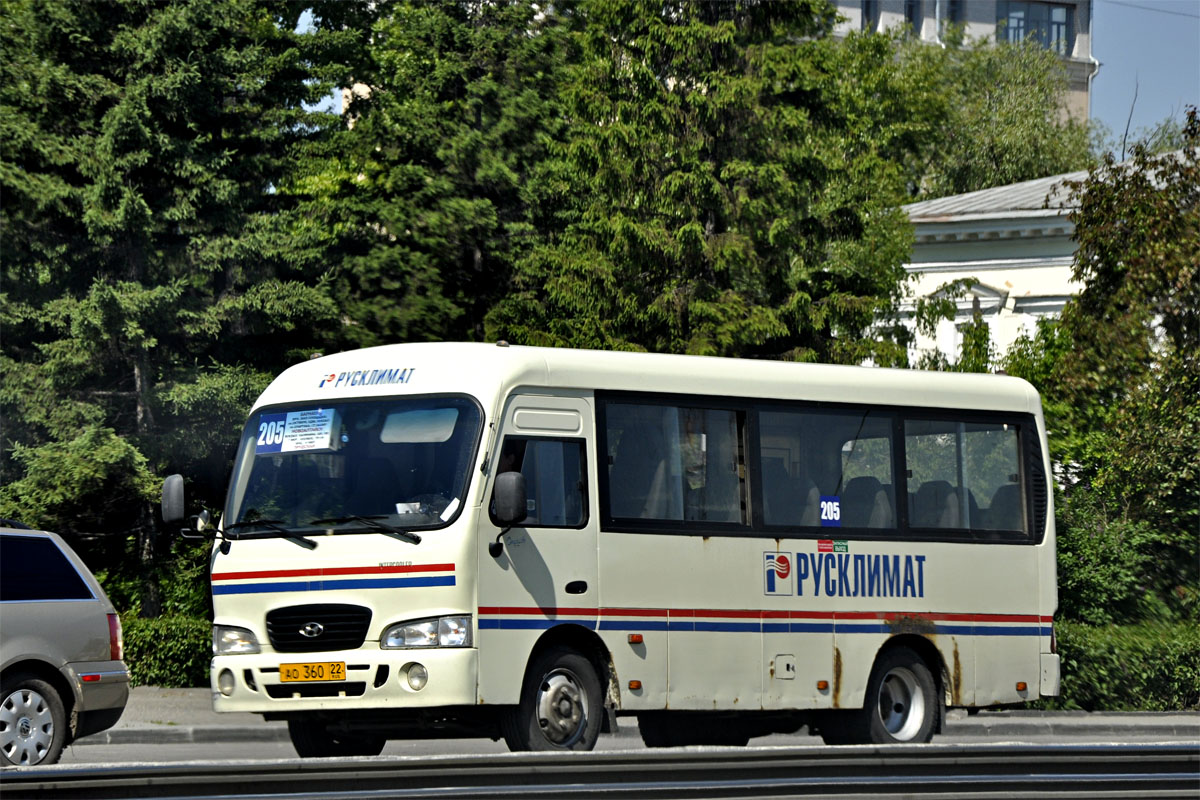 Алтайский край, Hyundai County SWB C08 (РЗГА) № АО 360 22