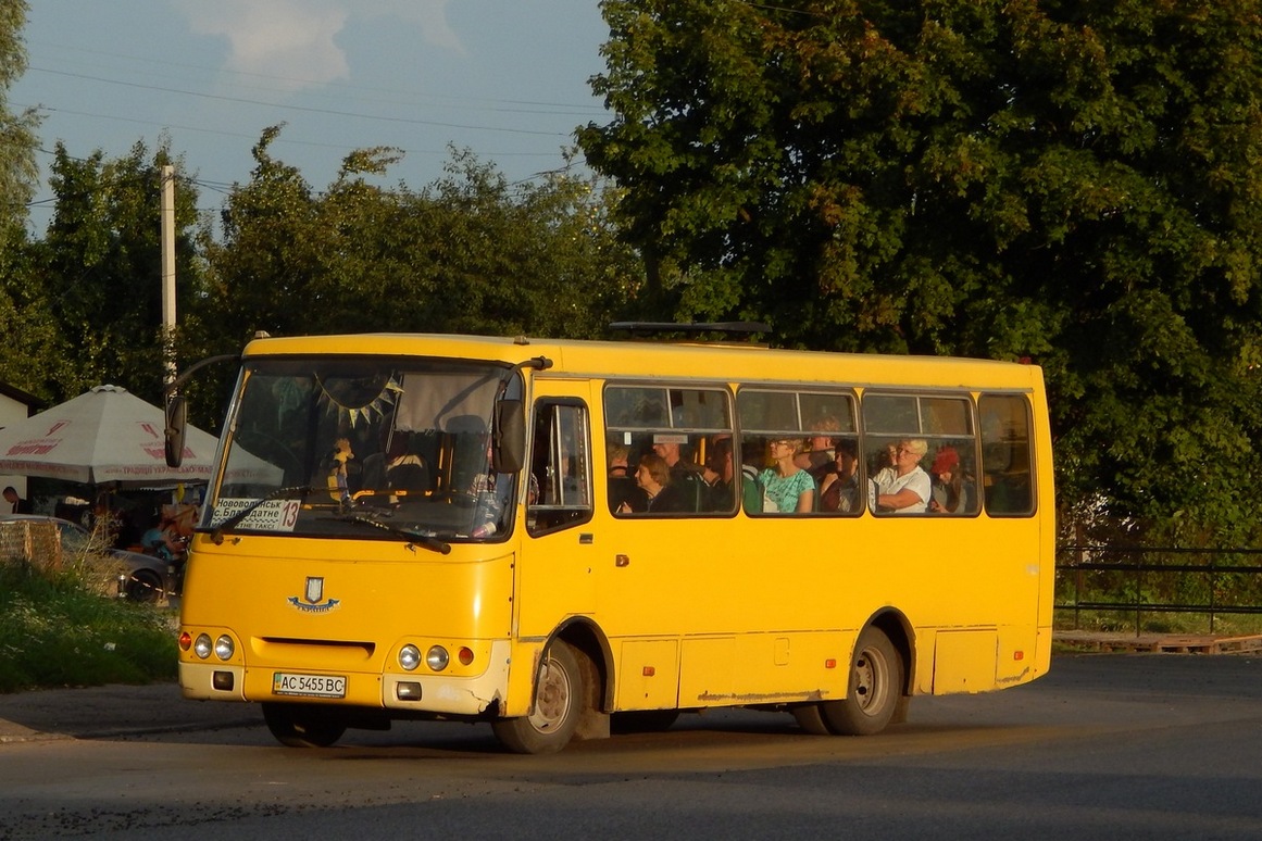 Волынская область, Богдан А09202 (ЛуАЗ) № AC 5455 BC