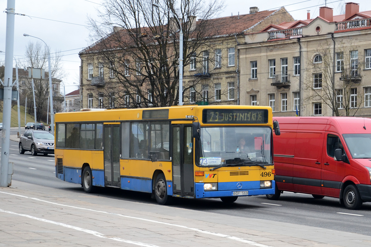 Литва, Mercedes-Benz O405N2 № 496