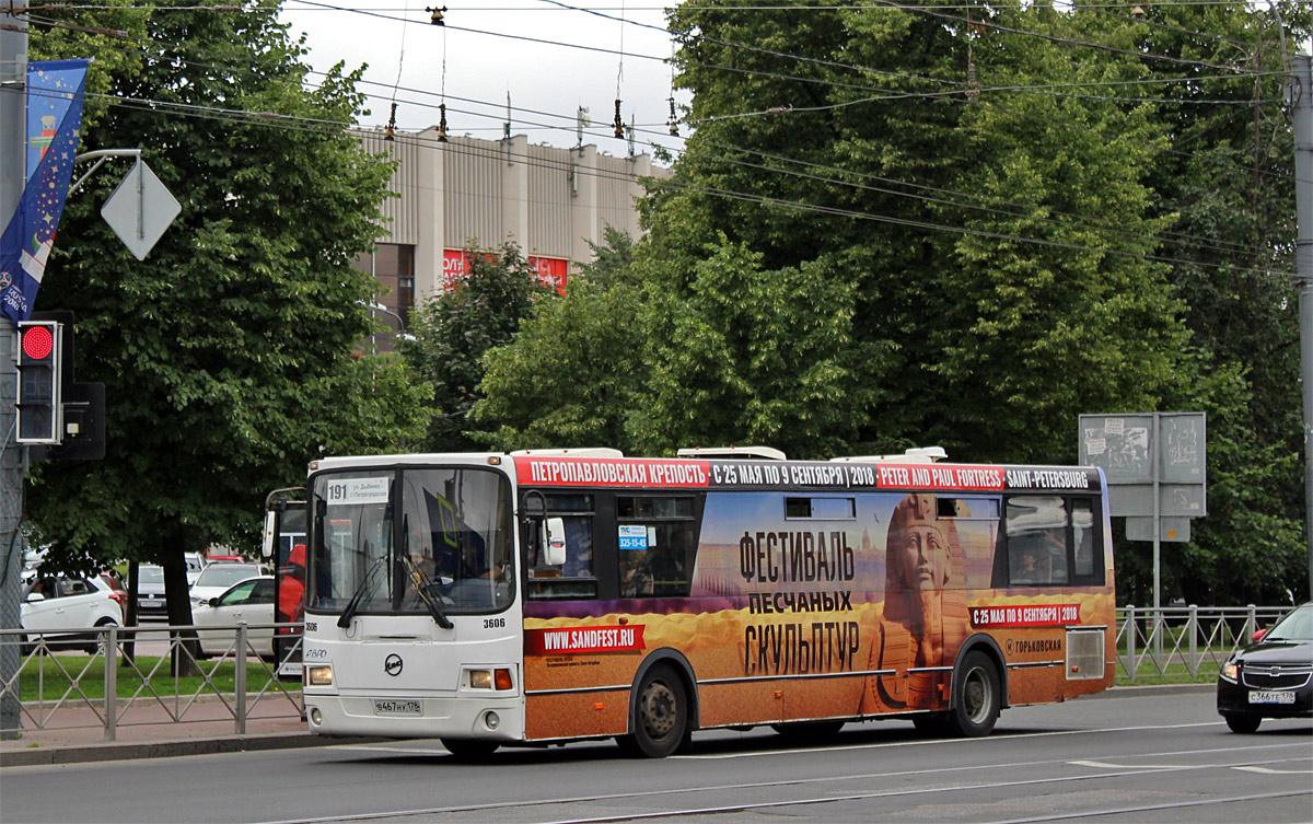 Санкт-Петербург, ЛиАЗ-5293.53 № 3606