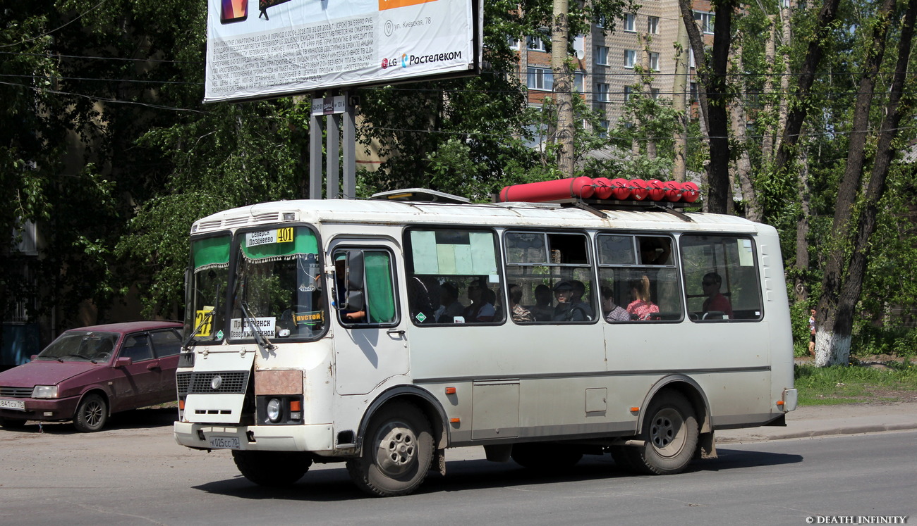 Томская область, ПАЗ-32054 № К 025 СС 70