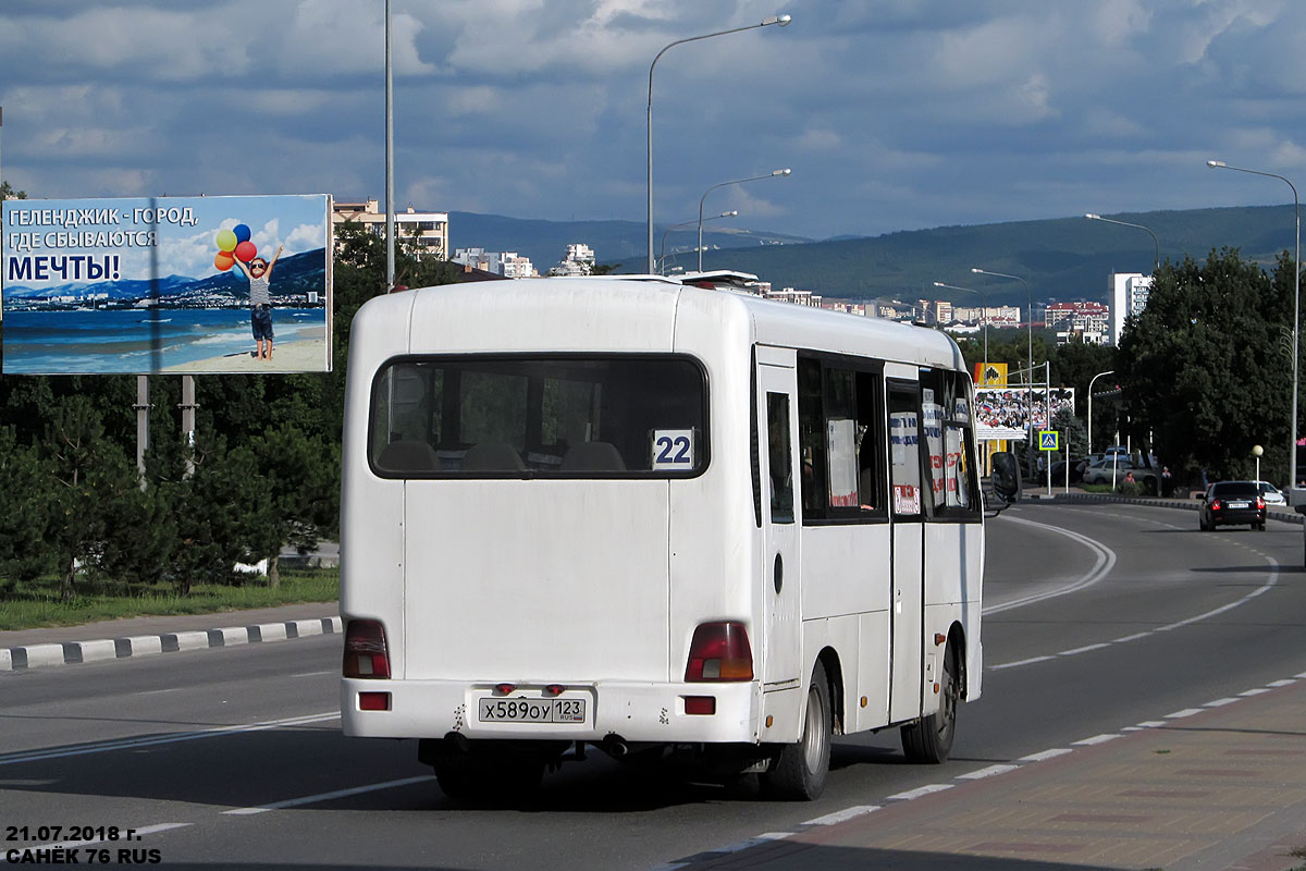 Краснодарский край, Hyundai County SWB C08 (РЗГА) № Х 589 ОУ 123