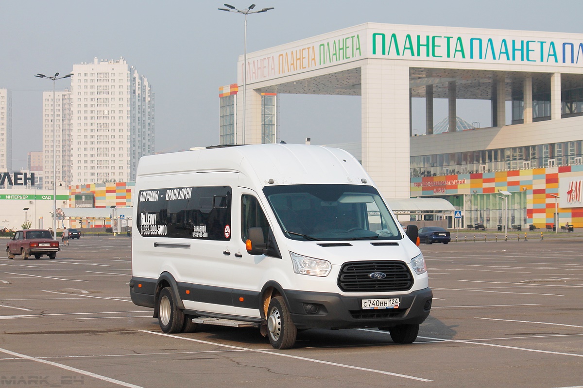 Krasnoyarsk region, Ford Transit FBD [RUS] (Z6F.ESG.) # С 740 НН 124