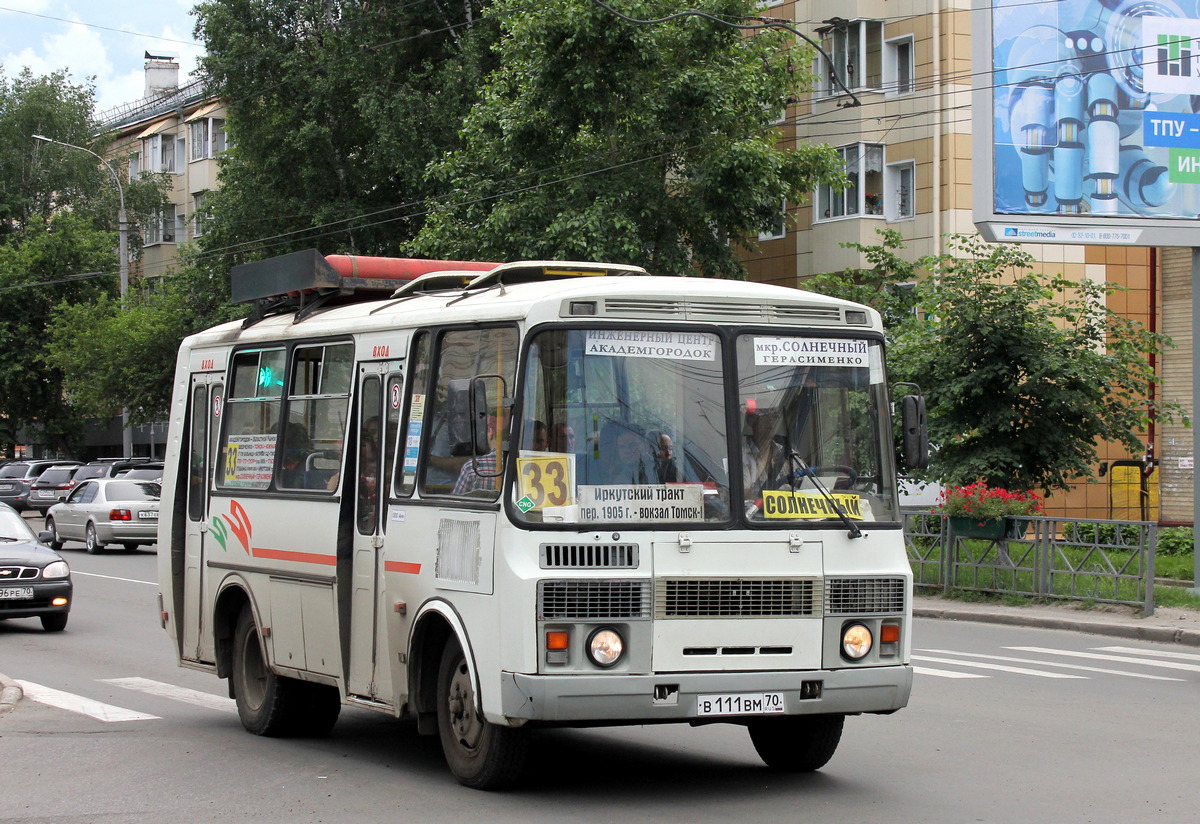 Томская область, ПАЗ-32054 № В 111 ВМ 70