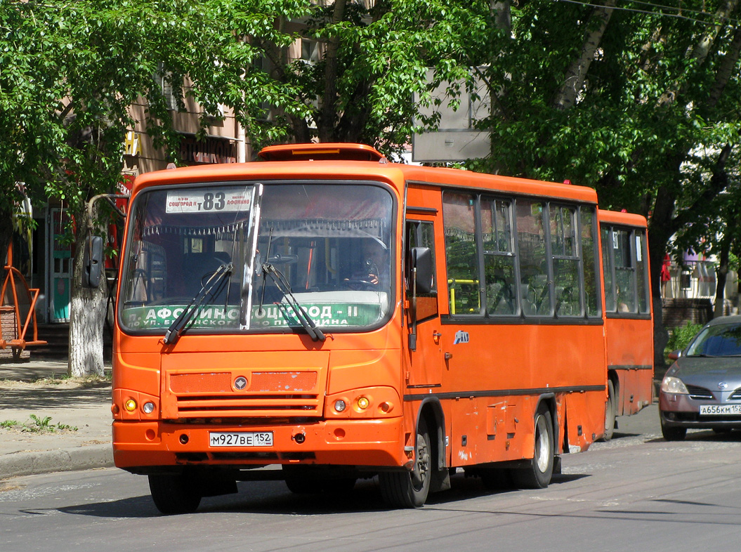 Нижегородская область, ПАЗ-320402-05 № М 927 ВЕ 152