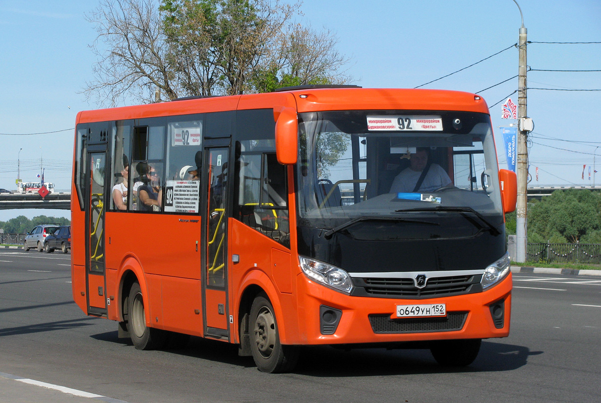 Nizhegorodskaya region, PAZ-320405-04 "Vector Next" č. О 649 УН 152