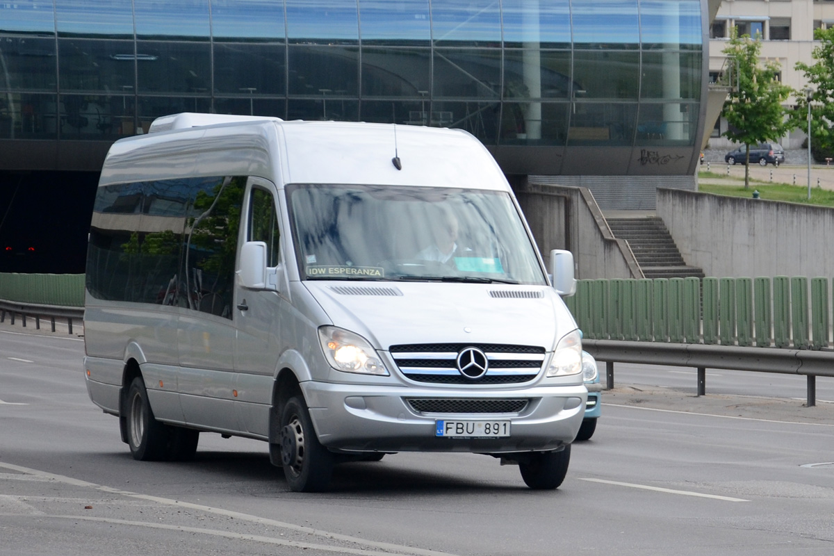 Литва, Mercedes-Benz Sprinter W906 515CDI № FBU 891