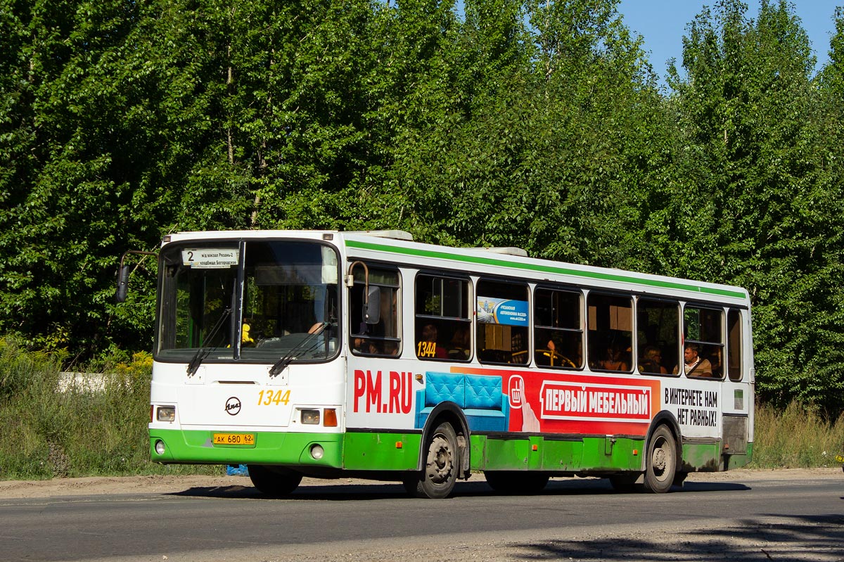 Ryazan region, LiAZ-5256.25 # 1344