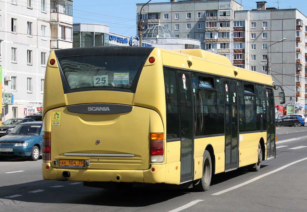 Вологодская область, Scania OmniLink I (Скания-Питер) № АК 104 35