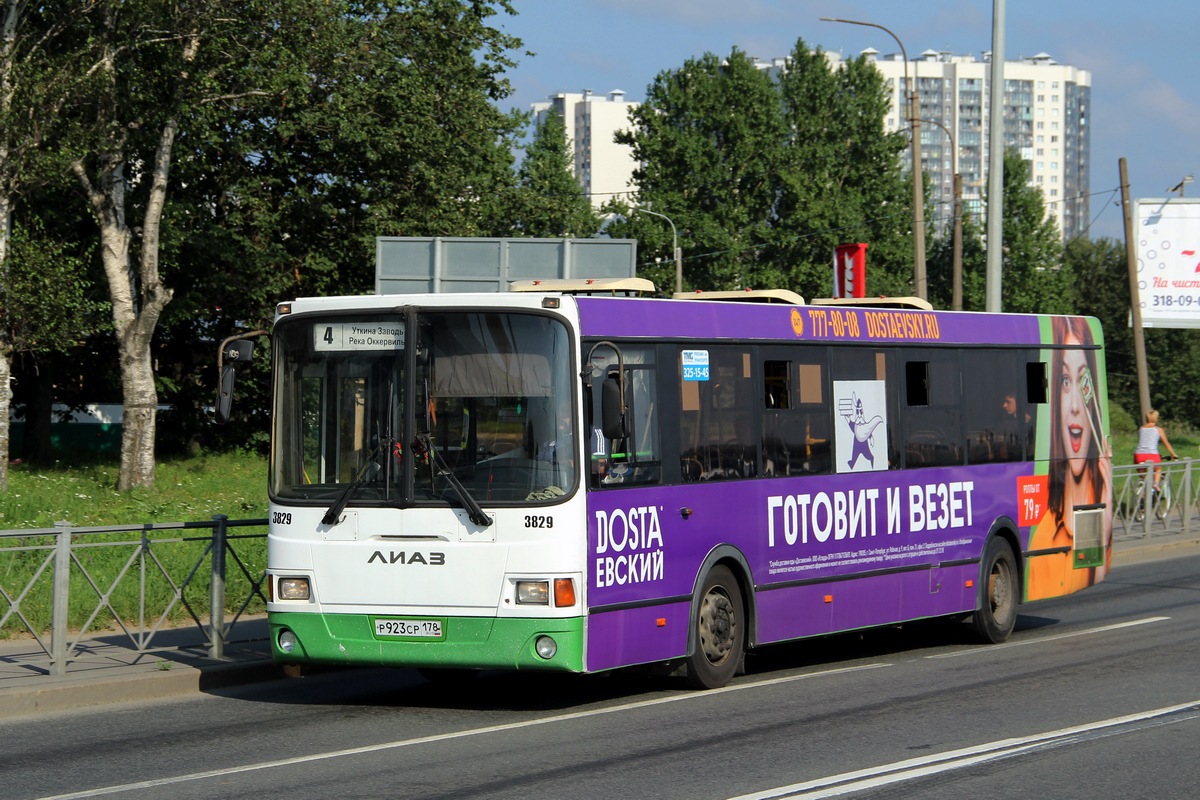 Sankt Peterburgas, LiAZ-5293.60 Nr. 3829