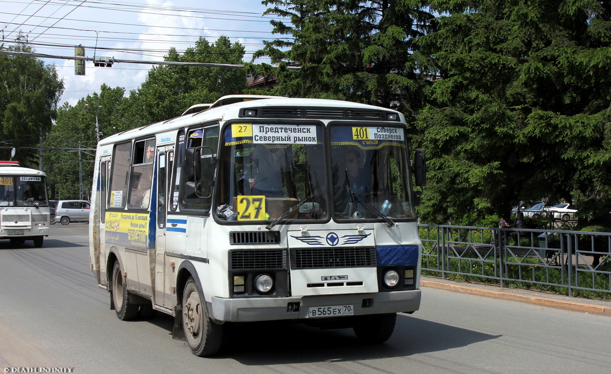 Томская область, ПАЗ-32054 № В 565 ЕХ 70