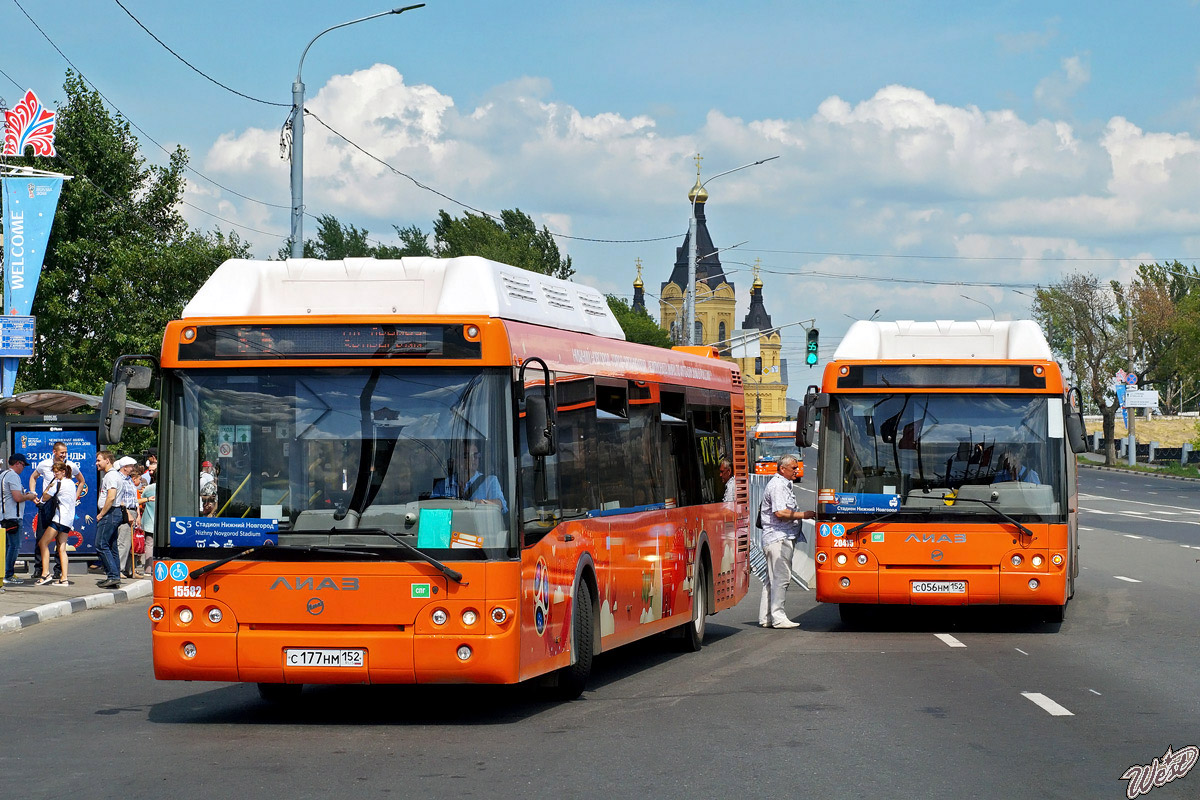 Нижегородская область, ЛиАЗ-5292.67 (CNG) № 15582; Нижегородская область, ЛиАЗ-5292.67 (CNG) № 20415; Нижегородская область — Разные фотографии