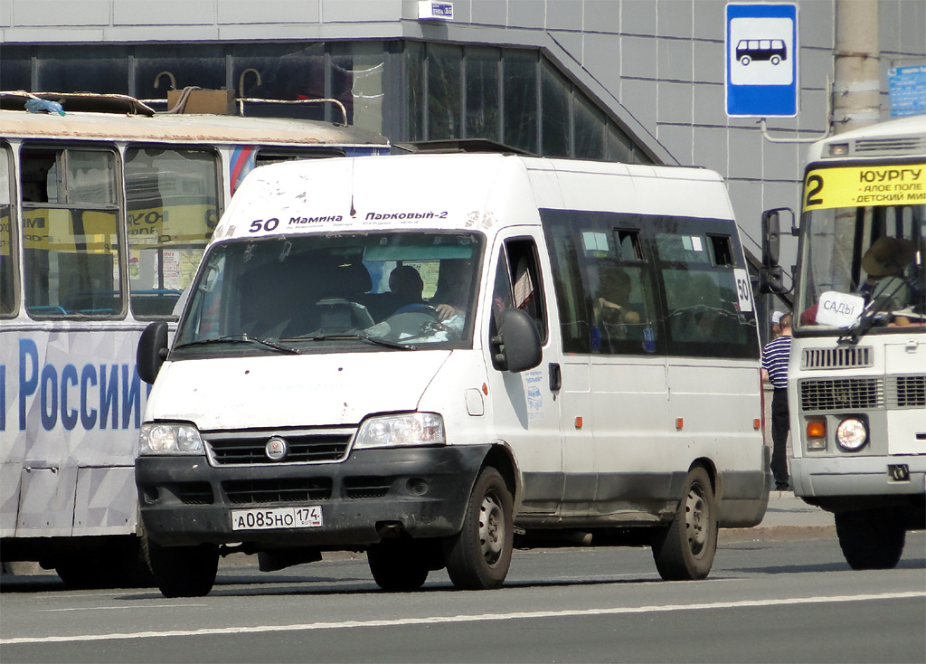 Челябинская область, FIAT Ducato 244 CSMMC-RLL, -RTL № А 085 НО 174