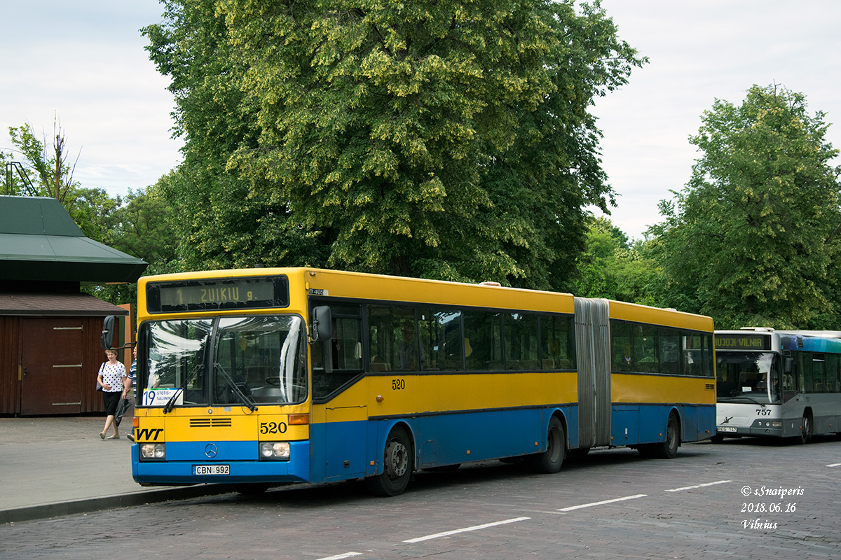 Литва, Mercedes-Benz O405G № 520