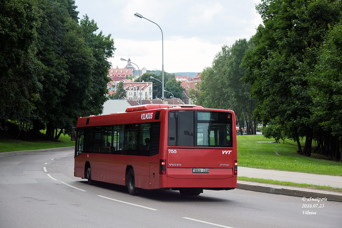 Литва, Volvo 7700 № 755