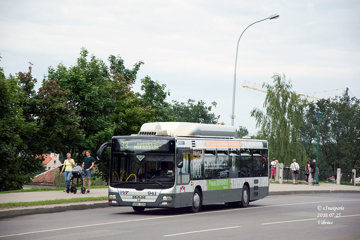 Lietuva, MAN A21 Lion's City NL273 CNG № 941