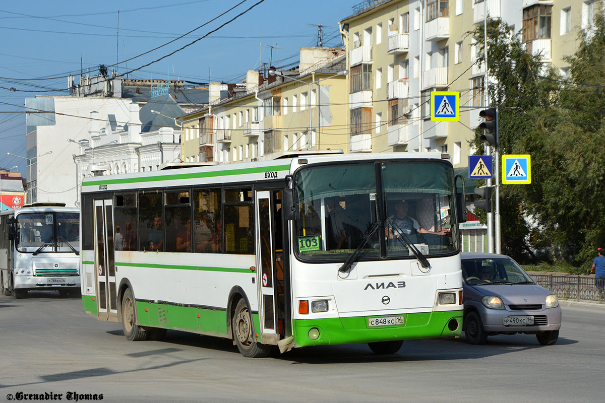 Саха (Якутия), ЛиАЗ-5256.60-01 № С 848 КС 14